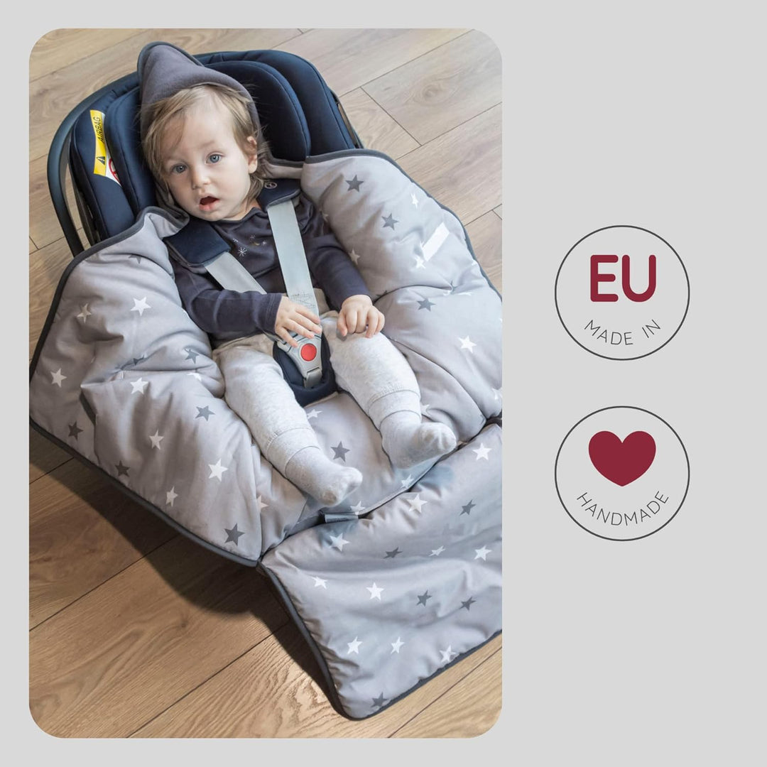 HOBEA-Germany Fusssack Einschlagdecke für die Babyschale Babyschalenfusssack Kinderwagenfusssack Win