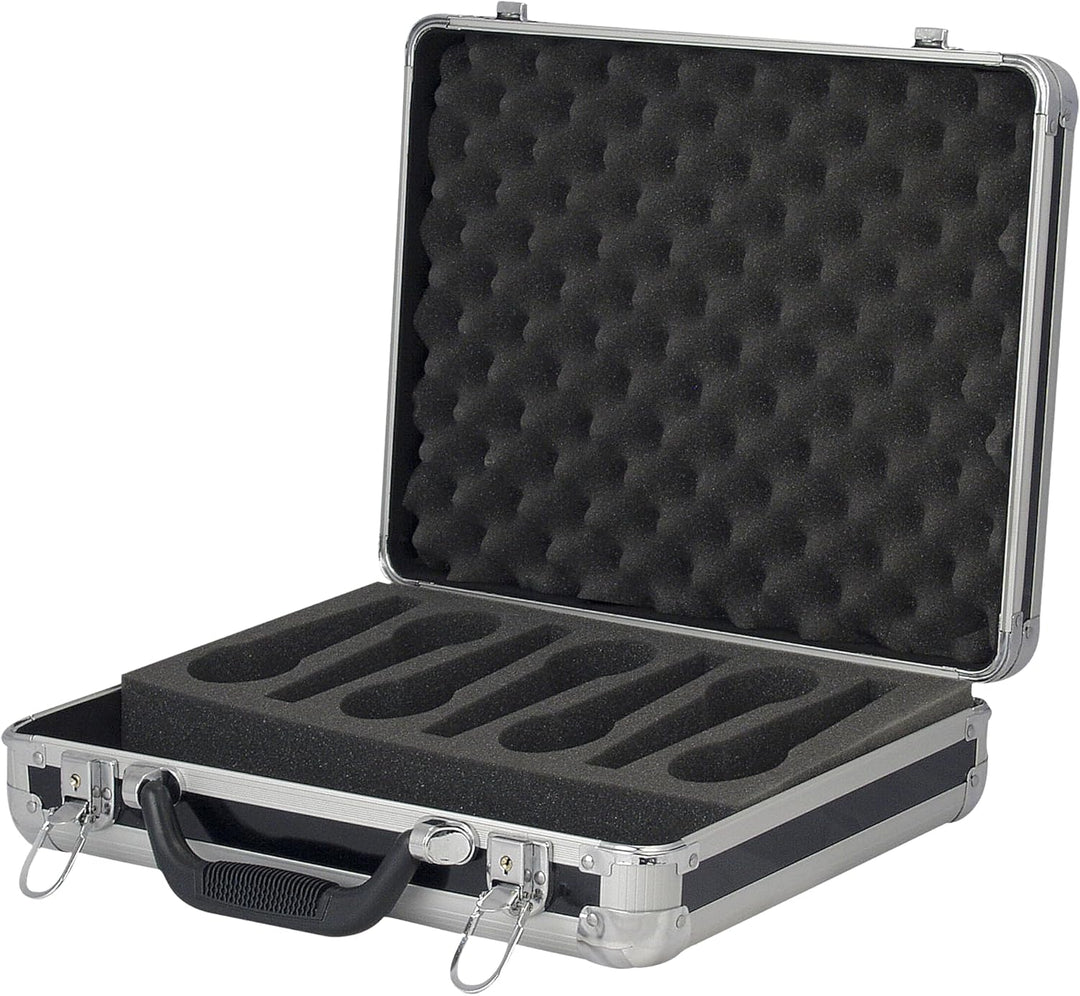 DAP Flightcase Microphone Case für 7 Mikrofone, black