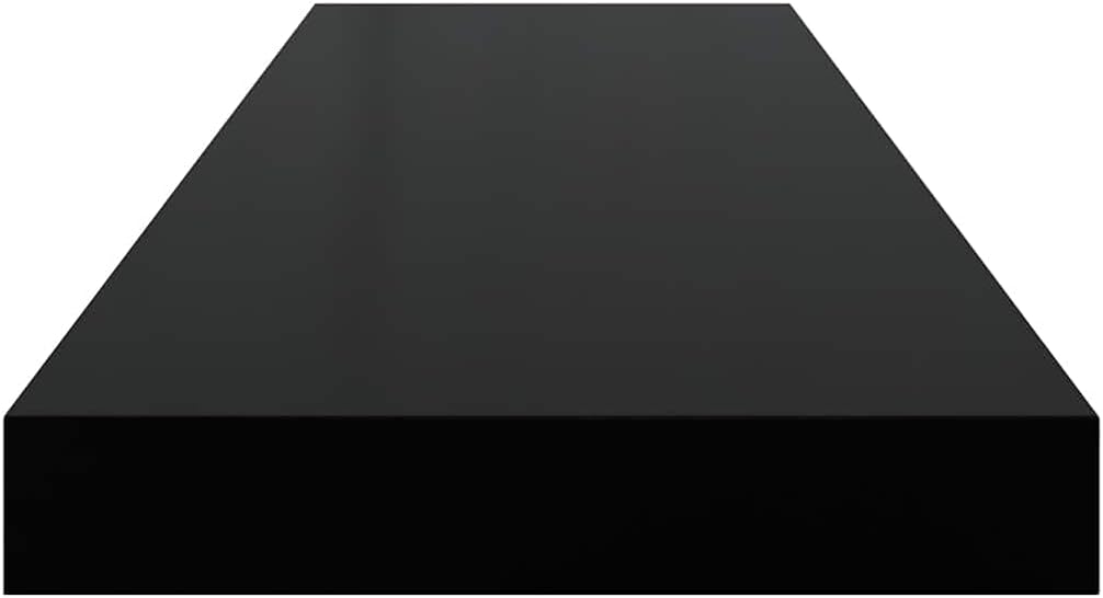 vidaXL 2X Wandregal Schwebend Hängeregal Wandboard Bücherregal Regalbrett Schweberegal CD DVD Regal