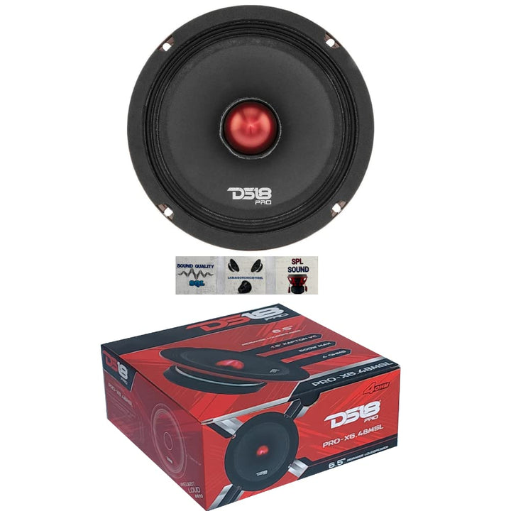 1 MIDRANGE DS18 PRO-X6.4BMSL Lautsprecher 16,5 cm 165 mm 6,5" Durchmesser 250 Watt RMS und 500 Watt