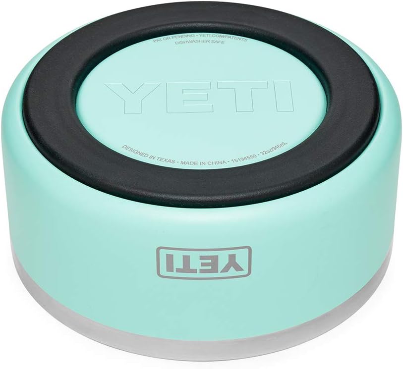 YETI Boomer 4, Stainless Steel, Non-Slip Dog Bowl, Holds 32 Ounces, Seafoam