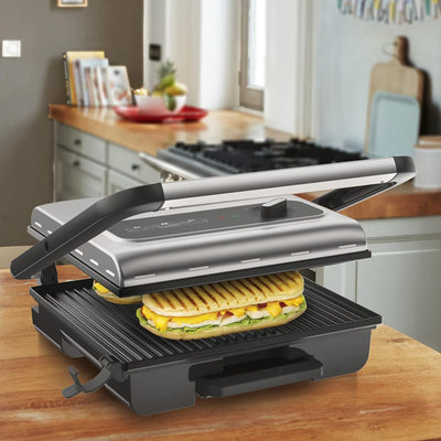 Tefal Kontaktgrill Inicio Adjust GC242D | Elektrogrill | Panini, Toasts, Steak | Regelbarer Thermost