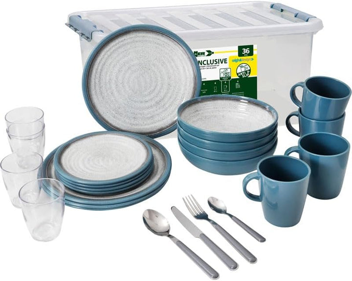Geschirrset Melamin TUSCANY 36-tlg. (980946918)