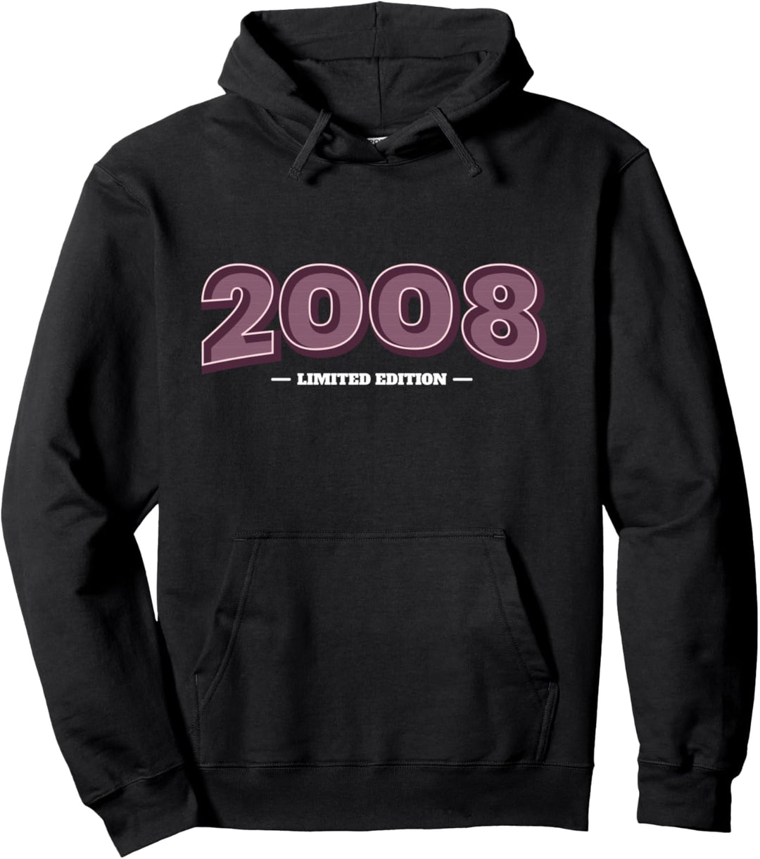 16. Geburtstag Junge Mädchen 16 Jahre 2008 Lustig Geschenk Pullover Hoodie