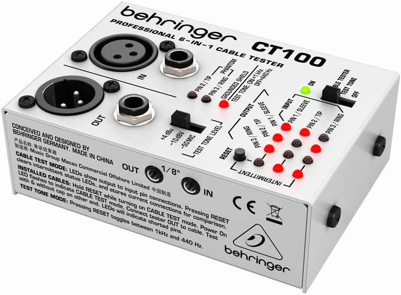 Best Price Square BEHRINGER Cable Tester CT100 by BEHRINGER, CT100