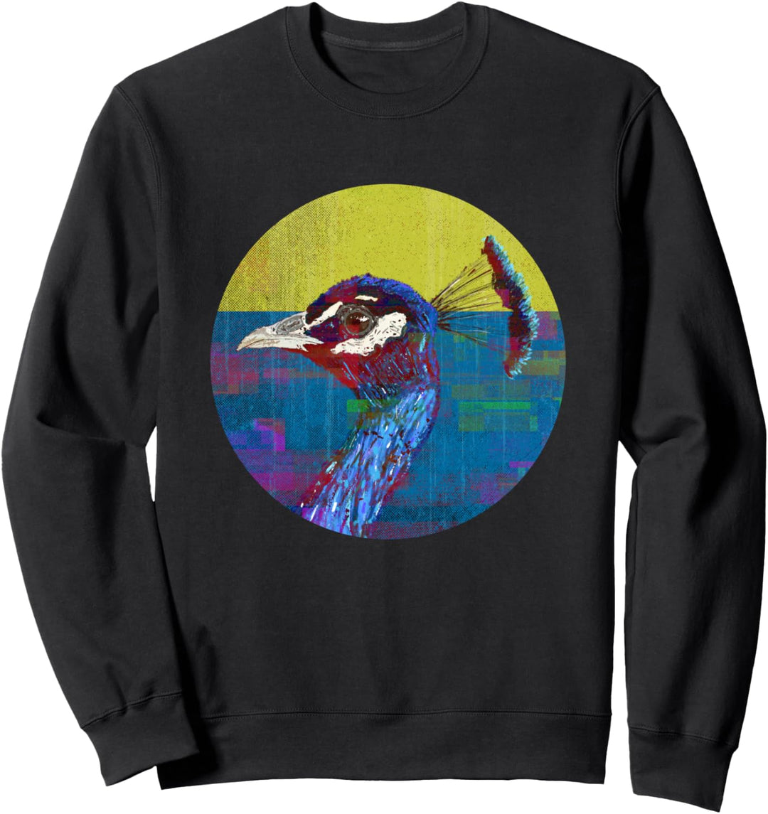 Pfauen Vogel Ornithologe Pfauenfeder Pfau Sweatshirt