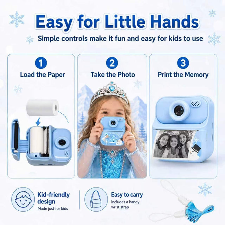 Spielzeug Frozen Toys sofortbildkamera Kinder Spielzeug ab 5-12 Jahre mädchen,Geschenk 5 6 7 8 9 10
