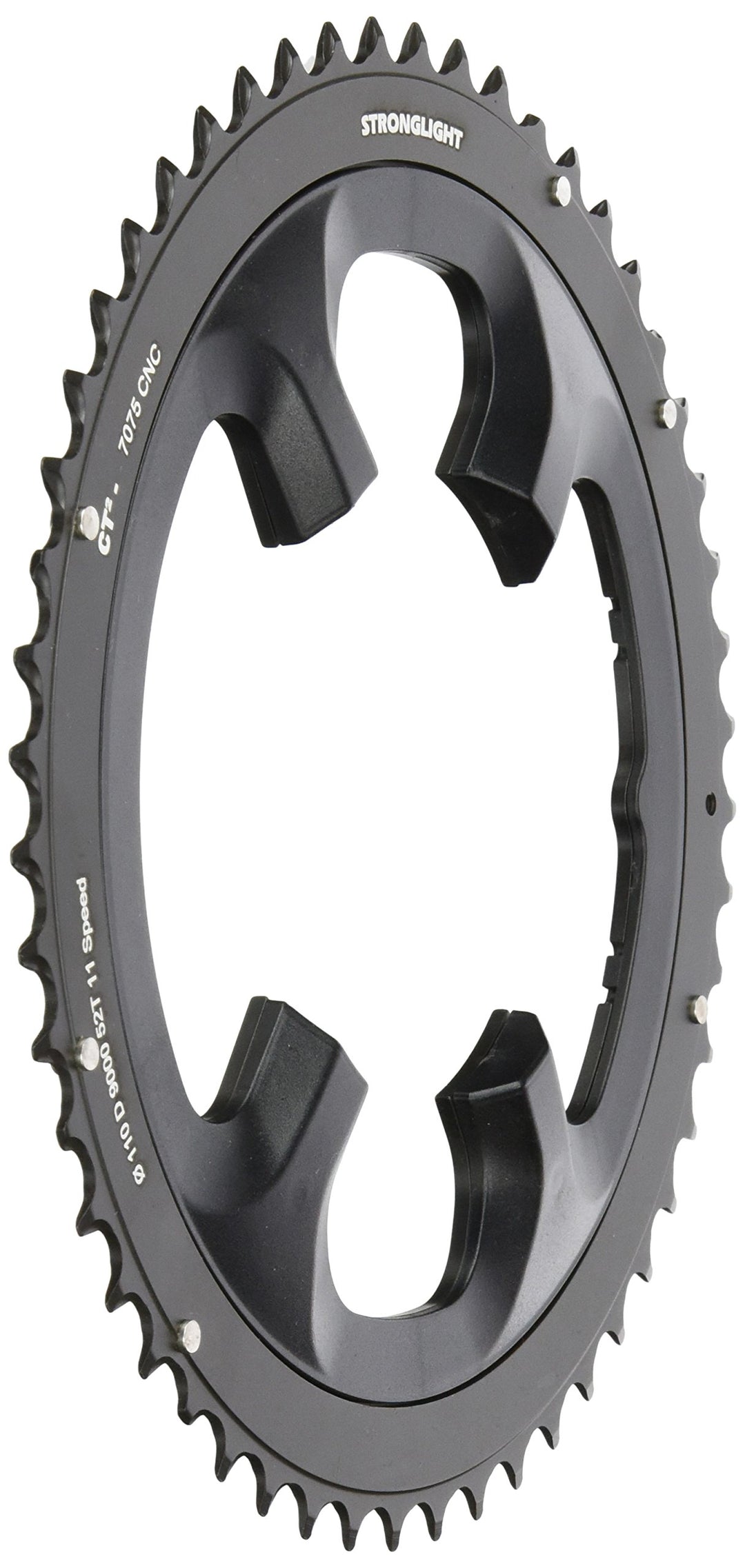Stronglight Kettenblatt Dura-ace 110 Mm 52 Schwarz, 52 Schwarz