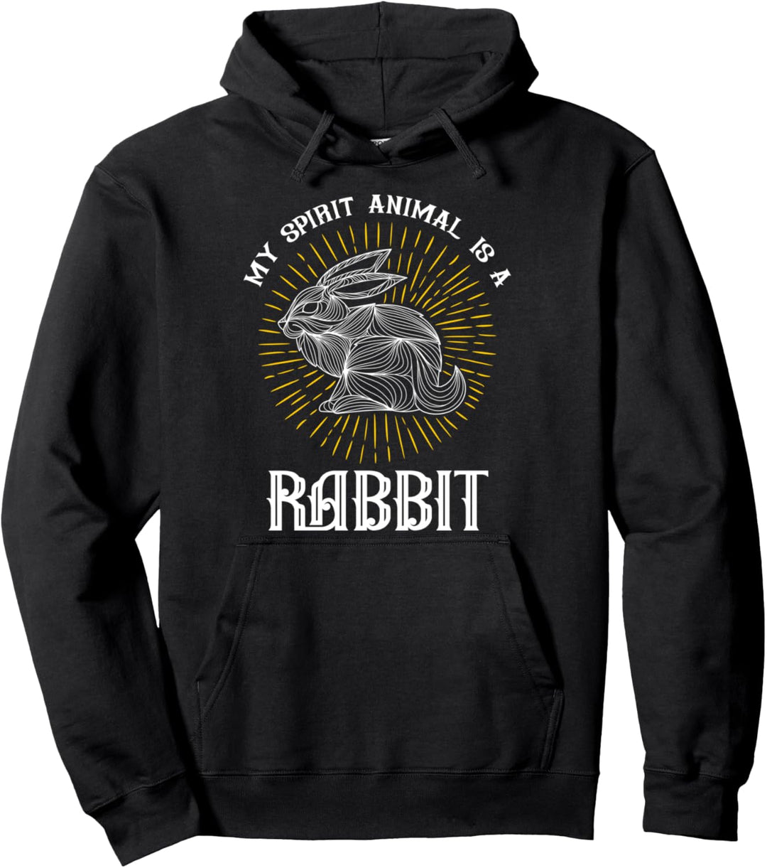 Mein Geisttier ist ein Kaninchen Pullover Hoodie