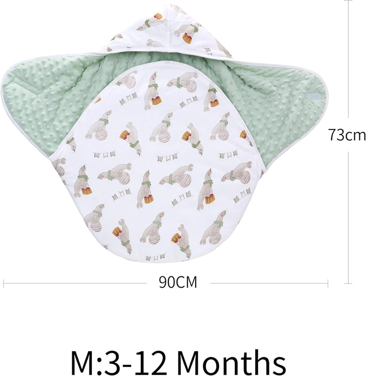Einschlagdecke Babyschale für Winter Buggy Universal Fusssack Babydecke Baumwolle Baby Pucksack für