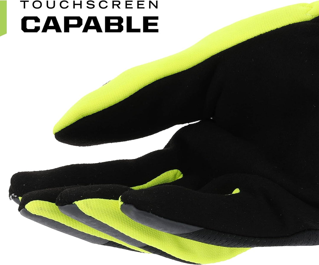Mechanix Wear FastFit® E5 Handschuhe (Large, Schwarz/Fluoreszierendes Gelb) L (1er Pack), L (1er Pac