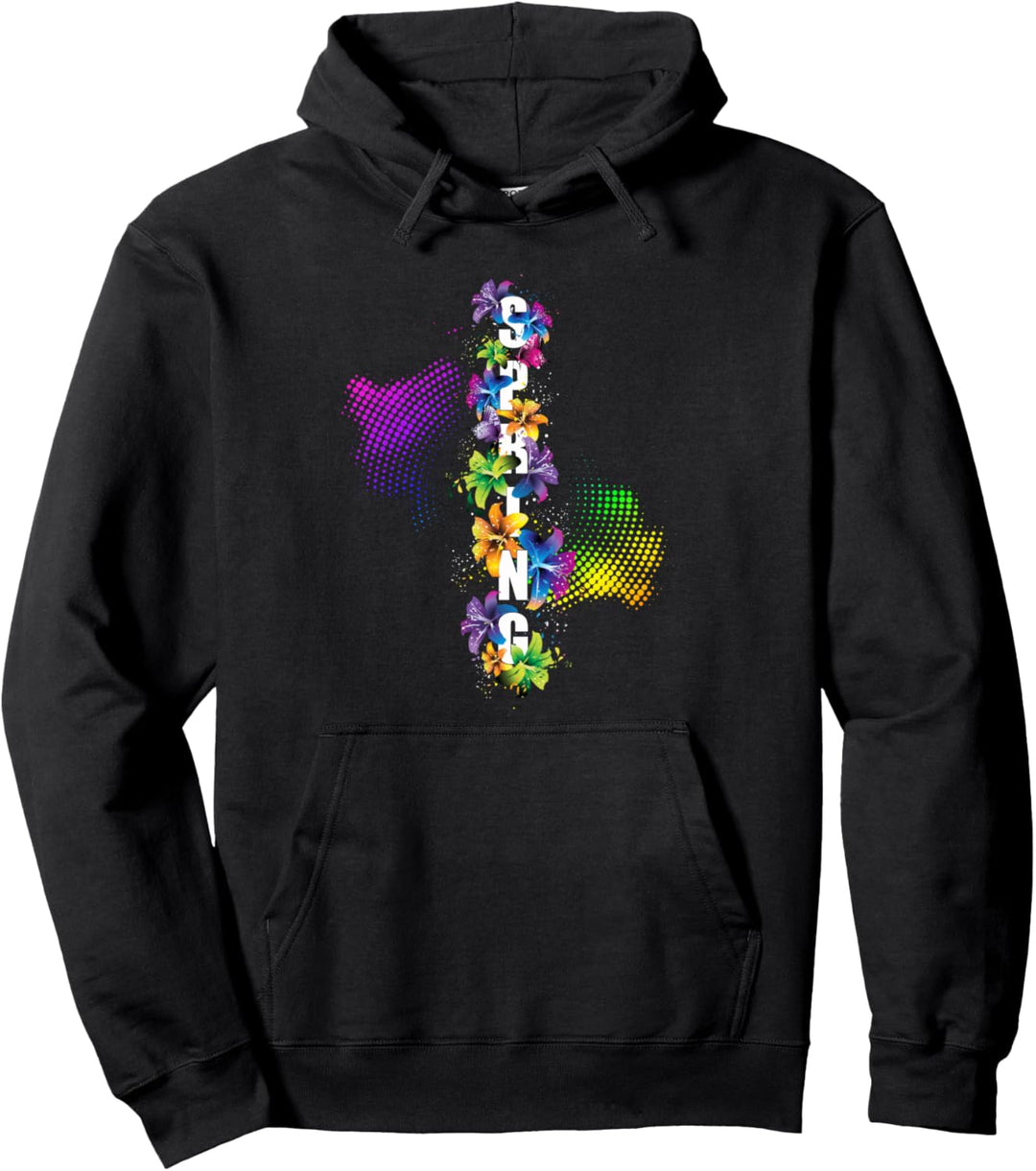 Bunte Blumen im Frühling Jahreszeit tolle Geschenkidee Pullover Hoodie