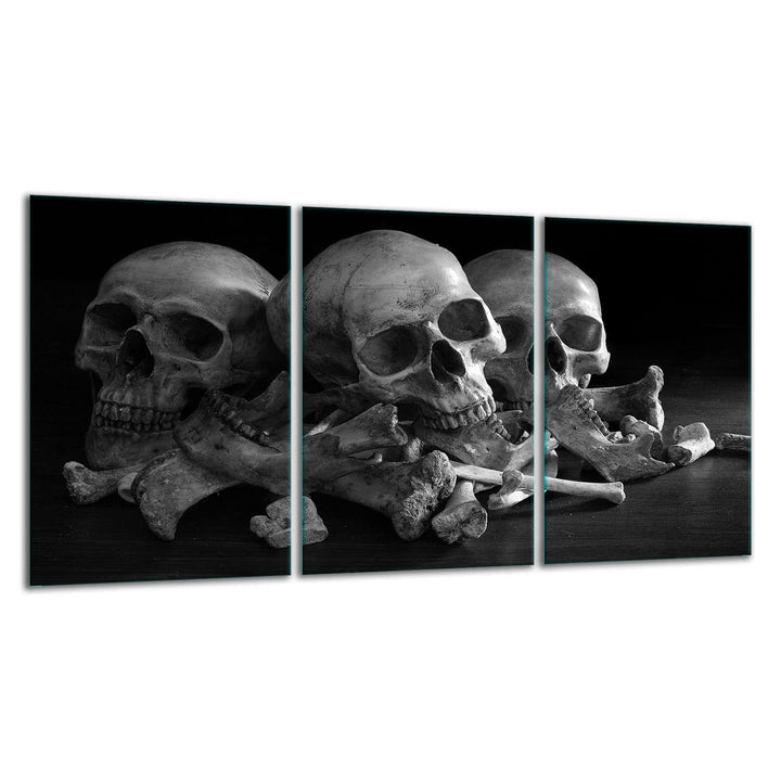 TMK ArtDeko Herdabdeckplatte 3 Teilig 3x30x52 cm - Spritzschutz Herdabdeckung – Herdschutz aus Siche