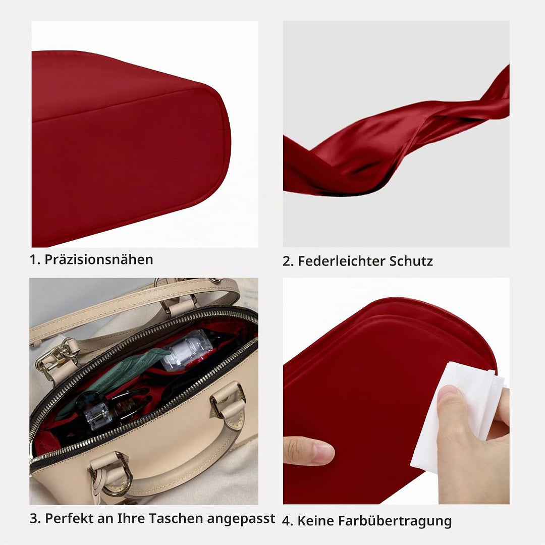 DGAZ Taschen Organizer Einsatz, Seide Innentasche für Alma BB/PM/MM, Leicht Taschenorganizer Shaper