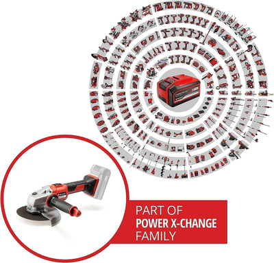 Einhell Akku-Winkelschleifer AXXIO 18/150 Power X-Change (18 V, 150 mm Scheibendurchmesser, 40 mm Sc