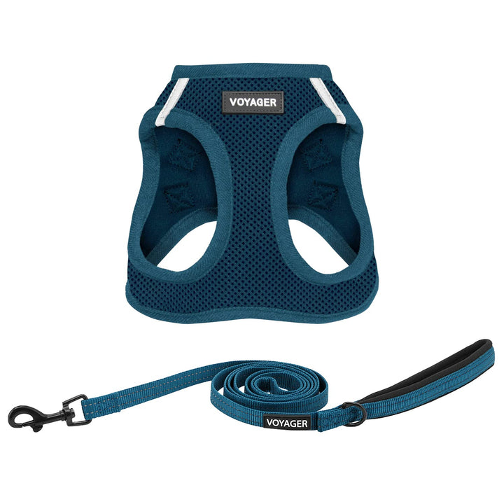 Best Pet Supplies Voyager Step-in Air, Allwetter-Mesh-Geschirr und reflektierendes Hundegeschirr, 1,