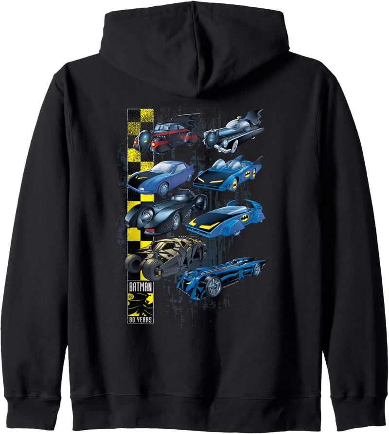 Batman 80 Years Batmobiles Kapuzenjacke