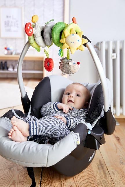 HABA 305131 - Mobile-Spirale Glück, Babyspielzeug für Babyschale, Gitterbett und Buggy, mit vielen S