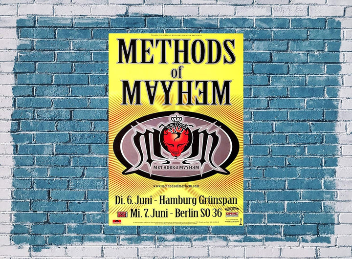 Methods of Mayhem - Live In Concert, Hamburg 2005 » Konzertplakat/Premium Poster | Live Konzert Vera