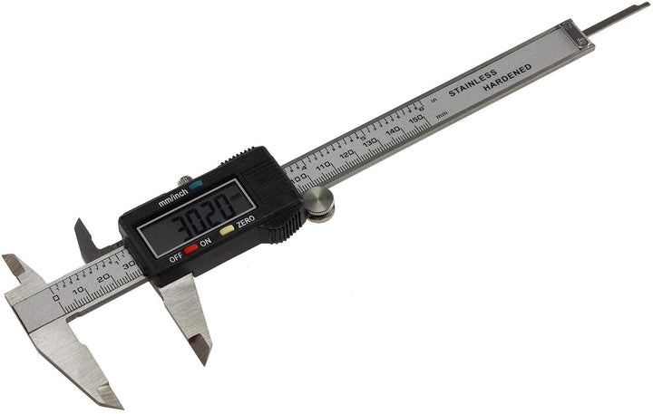 Digitale Präzisions Messschieber 150mm / 6 Zoll Messen von Abständen Durchmesser Tiefenmass Innenmas