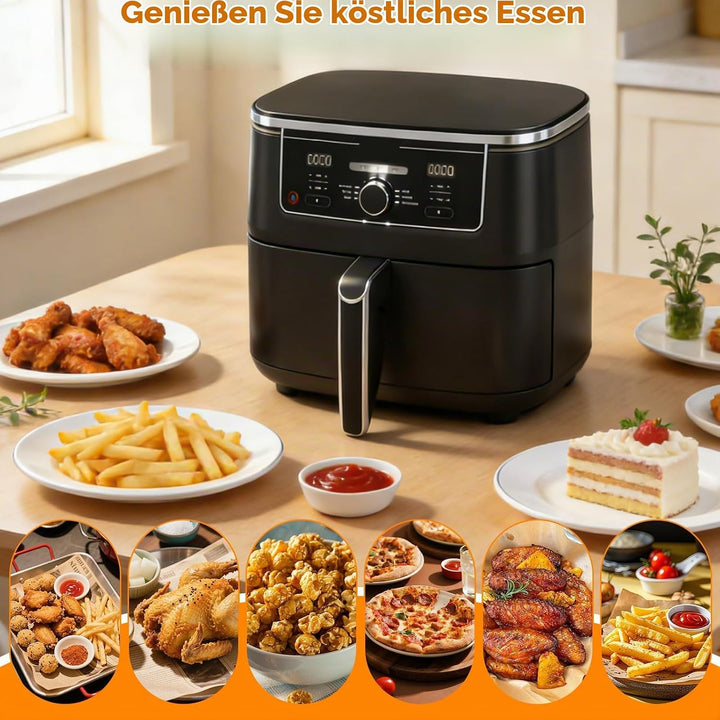 2 Stück Magnetischer Spritzschutz für die Ninja AF400EU/AF451EU, Edelstahl Fettspritzschutz für Ninj