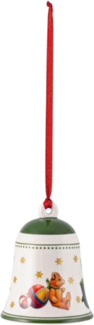 Villeroy & Boch - My Christmas Tree, Glocke Spielzeug, 5,5 x 5,5 x 6,5cm, Porzellan, grün, 14-8622-6
