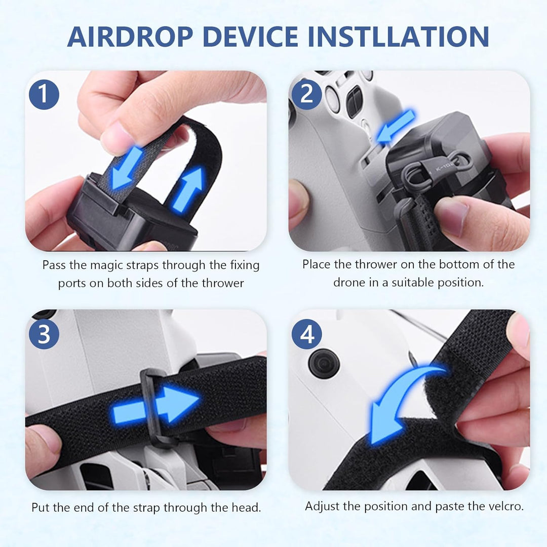 Airdrop System Drone Payload Transport Release Device for Mini 4 Pro for 2 3 Air 3 Accessories for F
