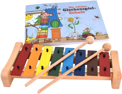 Voggenreiter 526 - Voggy's Kinder-Percussion-Set & Das bunte Glockenspiel-Set Glockenspiel C-Dur mit