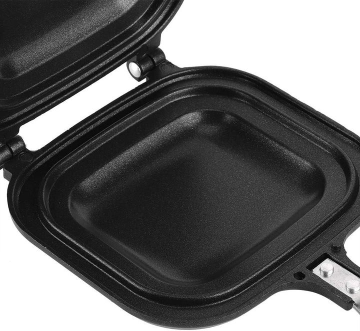 Alvinlite Hot Sandwich Maker, Für Gasherde, Knusprig Gegrillt, Einzeln, Aluminium, 14,4" X 6,3" X 1,