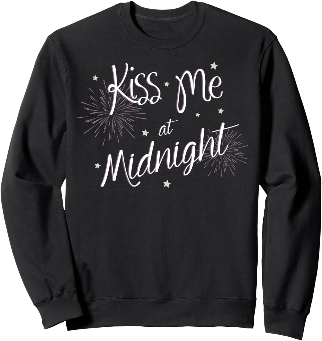 New Year's Kiss Me At Midnight Fireworks Sweatshirt