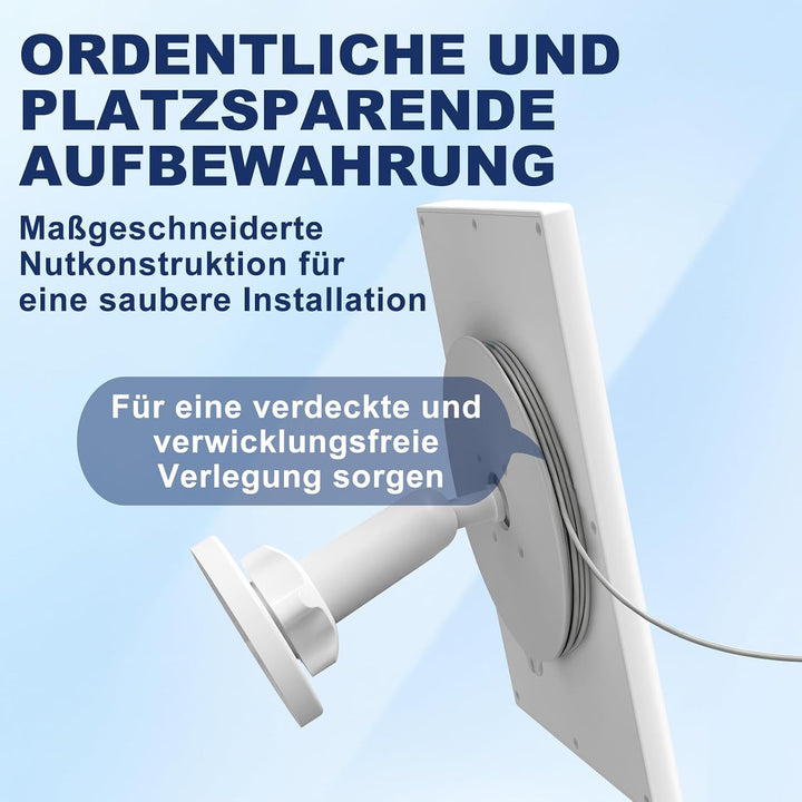 5-W-Solarpanel für Ring Spotlight Cam Plus/Pro und Stick Up Cam Akku, Solarladegerät für Ring Cam mi