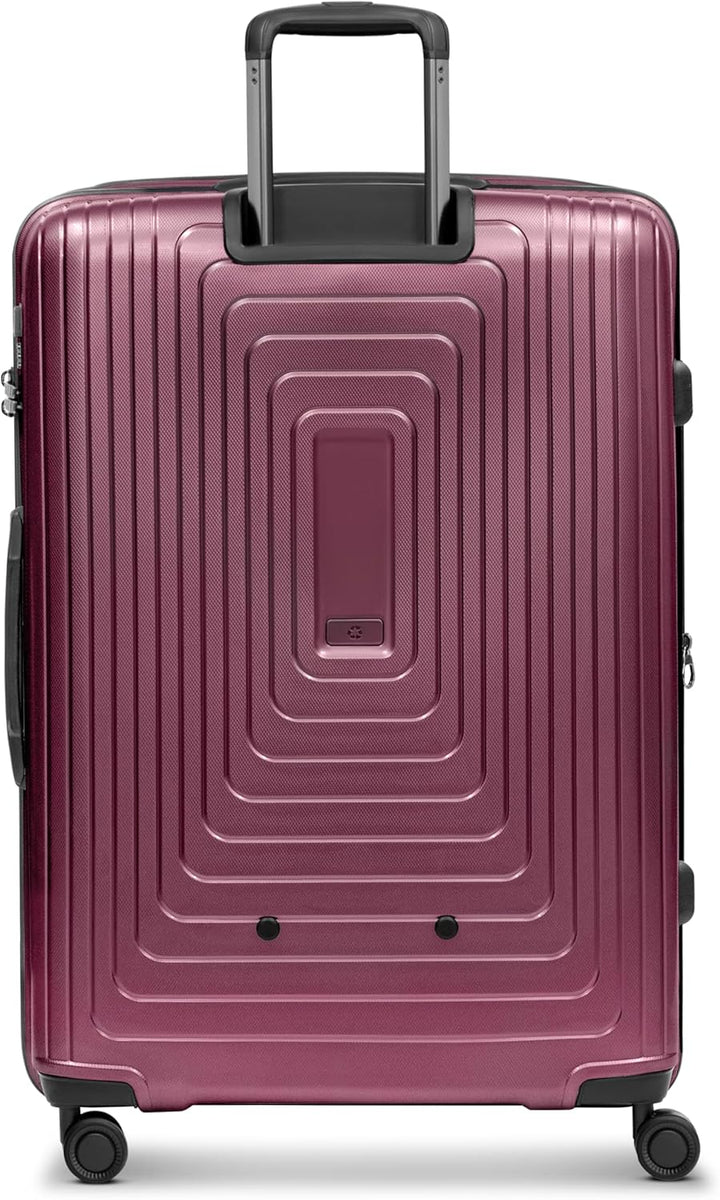 REDOLZ Hartschalen Koffer-Set-2-teilig | S Trolley 40 x 23 x 55 cm mit Laptopfach - 3,2 kg + L Troll