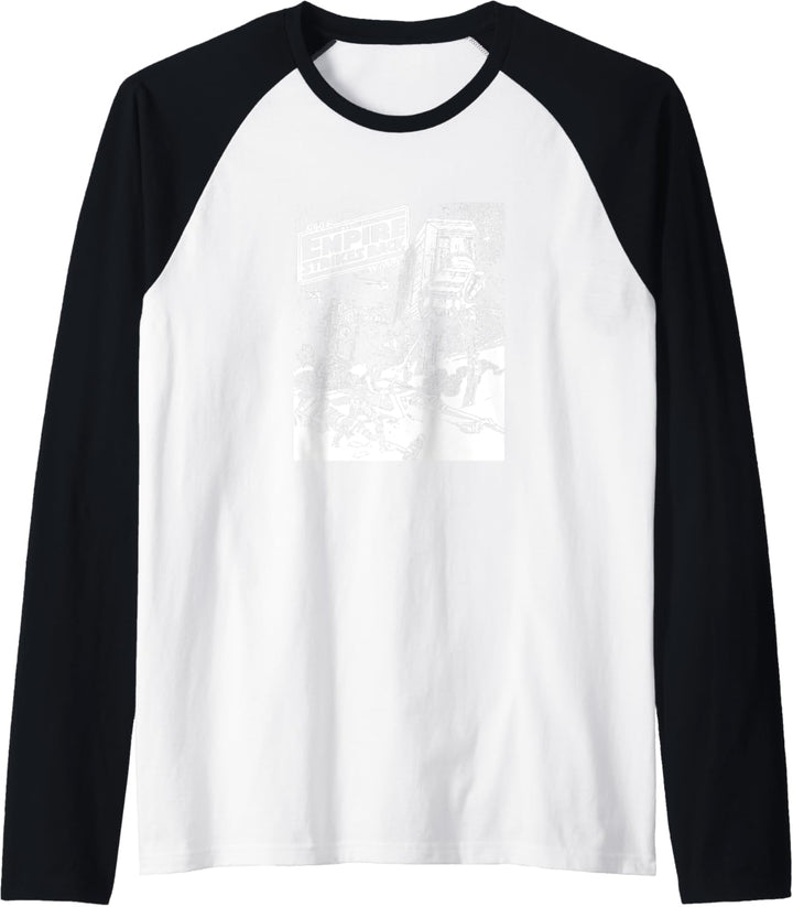Star Wars Classic Hawaiian Print Boba Fett Helmet Raglan