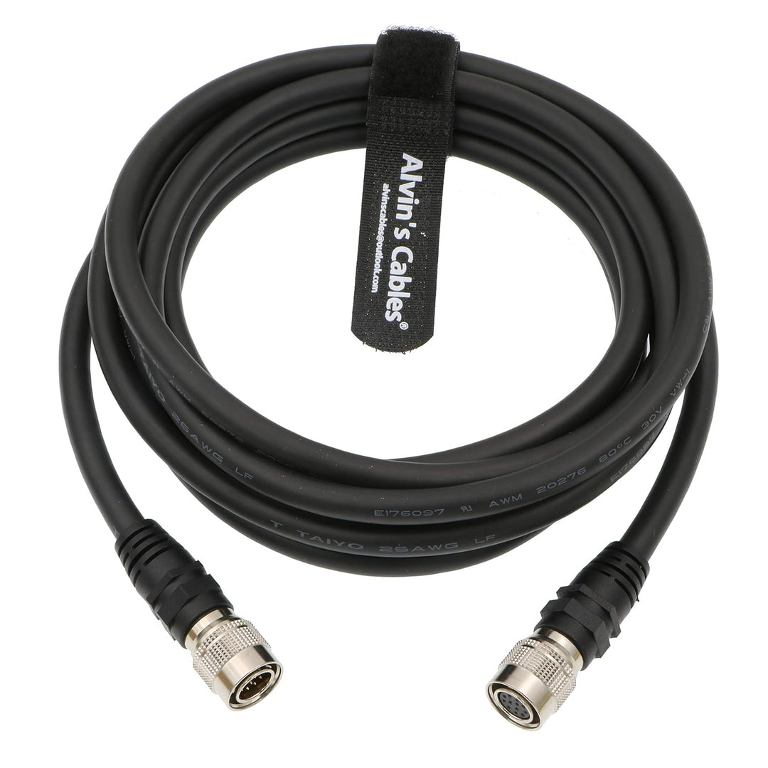Alvin's Cables Hirose 12 Pin Stecker auf Buchse Hochflexibles abgeschirmtes Kabel für Sony CCD Hitac
