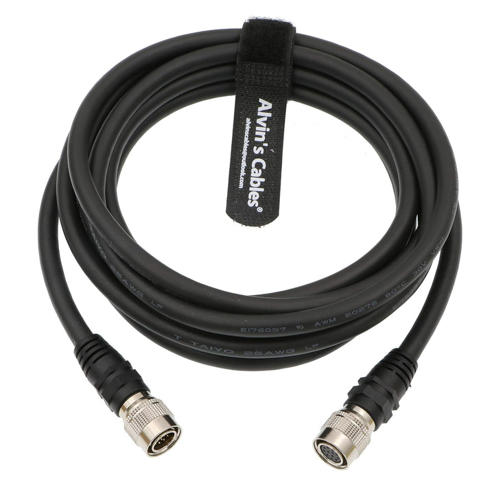 Alvin's Cables Hirose 12 Pin Stecker auf Buchse Hochflexibles abgeschirmtes Kabel für Sony CCD Hitac
