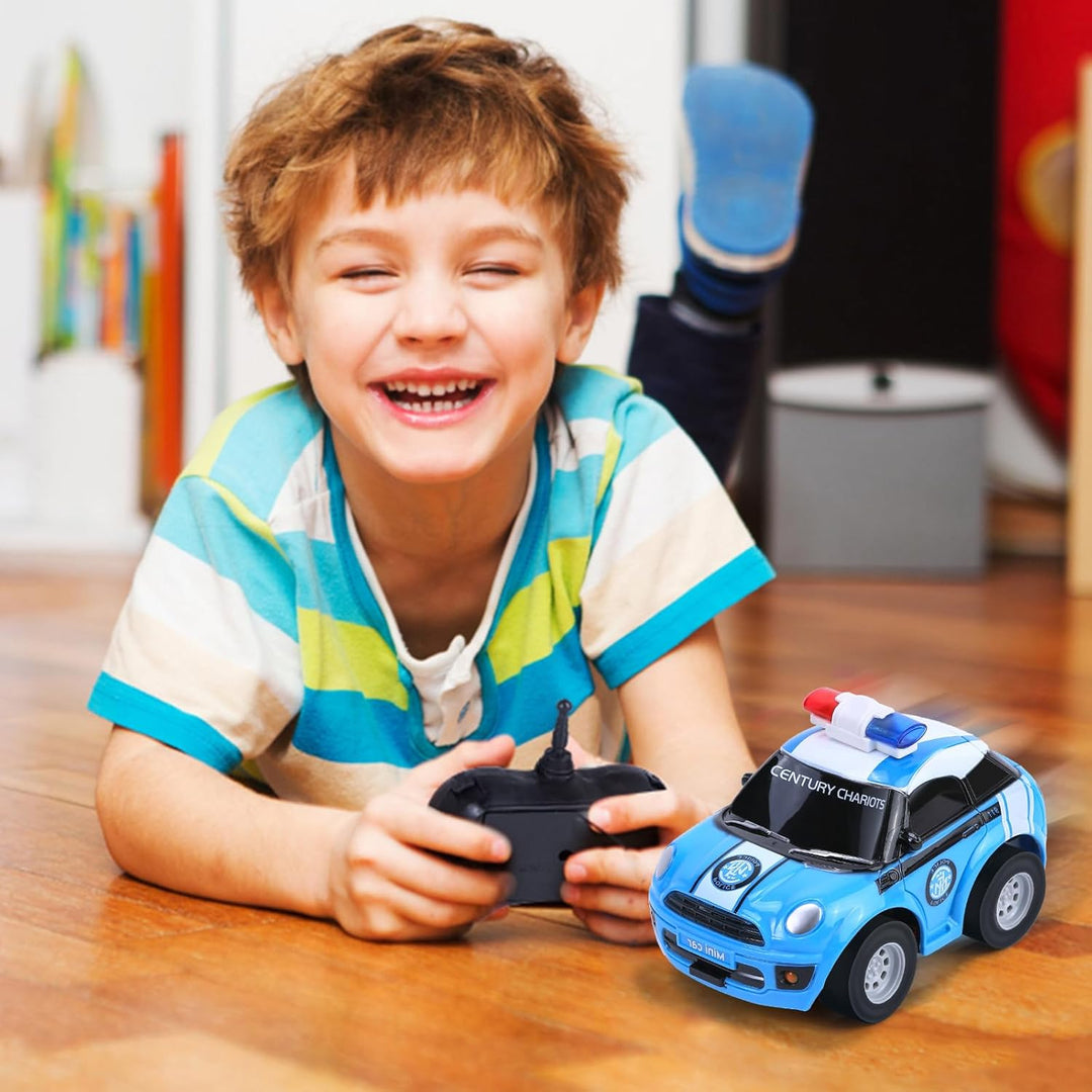 Highttoy Spielzeug ab 2 3 4 Jahre, Ferngesteuertes Polizeiauto Kinderspielzeug ab 2 Jahre 2.4GHz Fer
