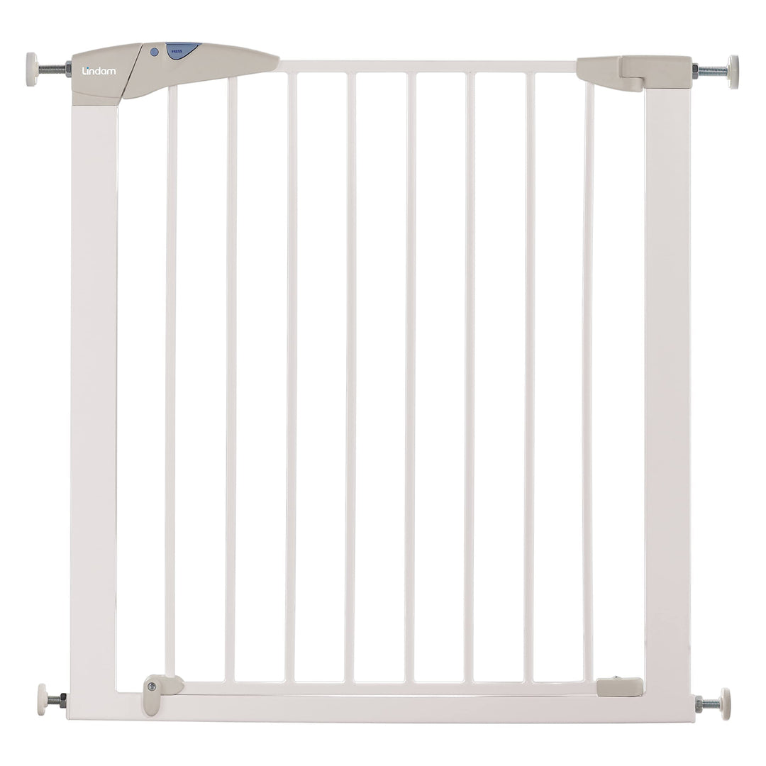 Munchkin Lindam Türgitter für Babys, ausziehbares Türschutzgitter & Treppenschutz zum Klemmen, ideal
