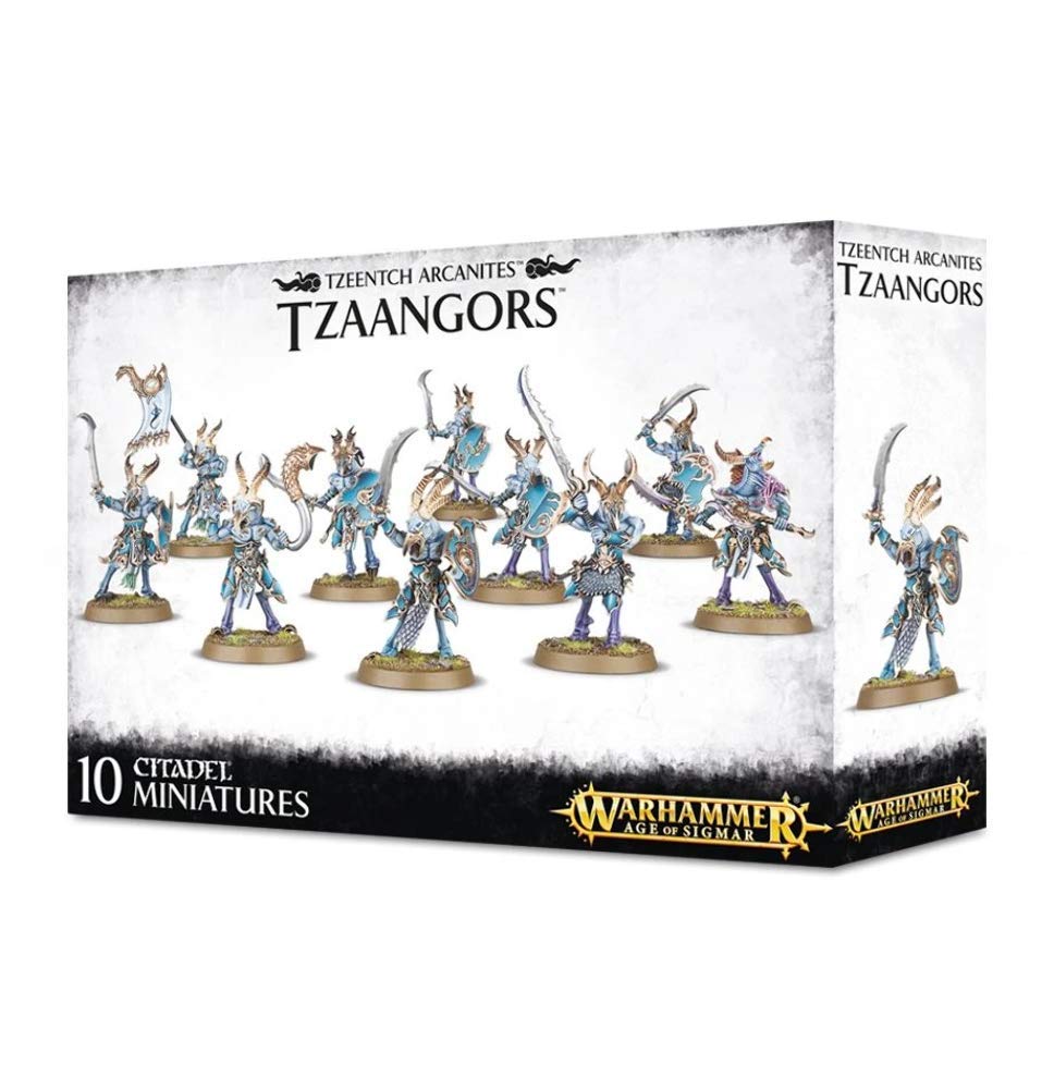 Games Workshop 99120201065 Zeitalter von Sigmar-Jünger von Tzeentch Actionfigur Tzaangors, S