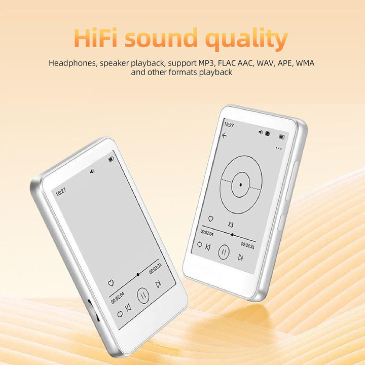 Bluetooth MP3 Player 2.7in Ink Bildschirm HiFi Sound Typ-C Ladelladen Elektronisches Buch MP3 Music