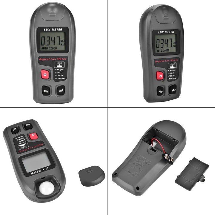 Automatischer digitaler Luxmeter, Luxmeter, für alle Lichtquellen, inklusive LED, Lichtbeleuchtung f
