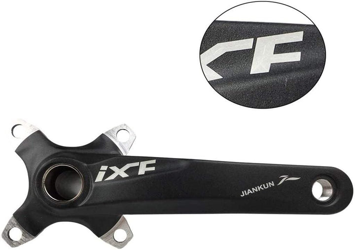 PLATTBK MTB 170 mm Kurbelgarnitur mit 104 BCD 32T/34T/36T/38T Kettenblatt, Kurbelgarnituren Single S