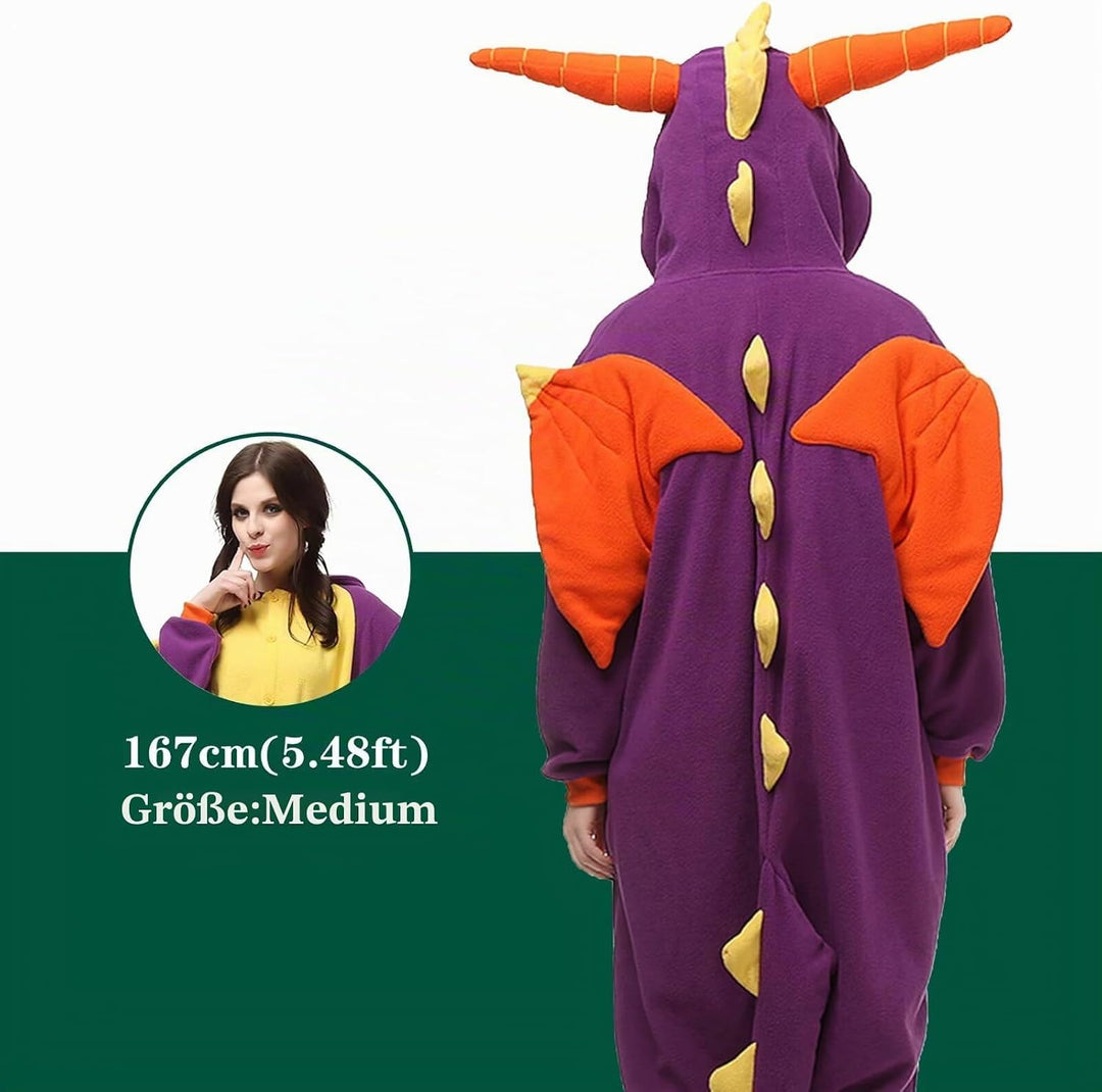 LBJR Unisex Tieroutfit Tierkostüme Schlafanzug Erwachsene Kigurumi Tier Sleepsuit Cosplay Kostüme Py