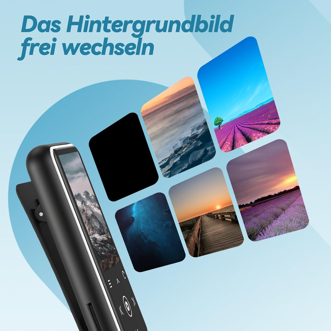AGPTEK 64GB MP3 Player mit Sport Clip, Bluetooth 5.3 Player mit 1,8 Zoll TFT Farbbildschirm, Mini Mu