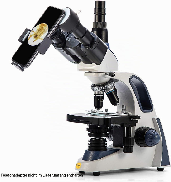 SWIFT SW380T Trinokulares Durchlicht Mikroskop 40X-2500X, Siedentopf Kopf, Labor Compound Mikroskop