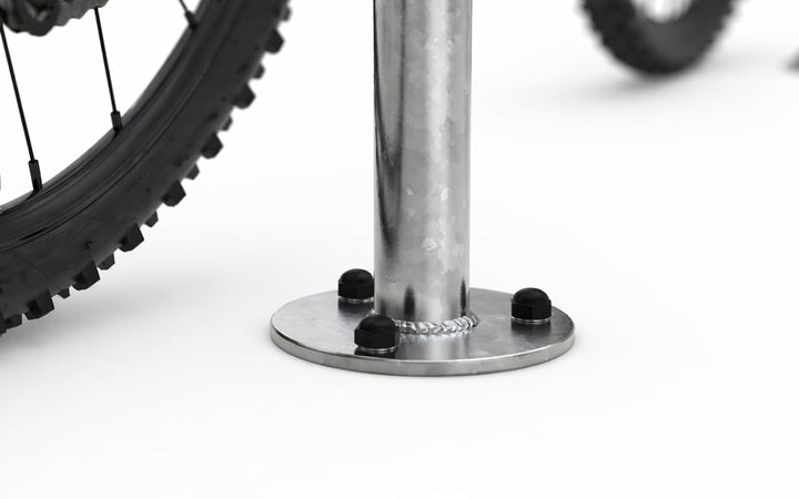 Anlehnbügel 9130 | 1500mm | Fahrradständer für 2 Fahrräder | zum Einbetonieren | Anlehnbügel Anlehnp