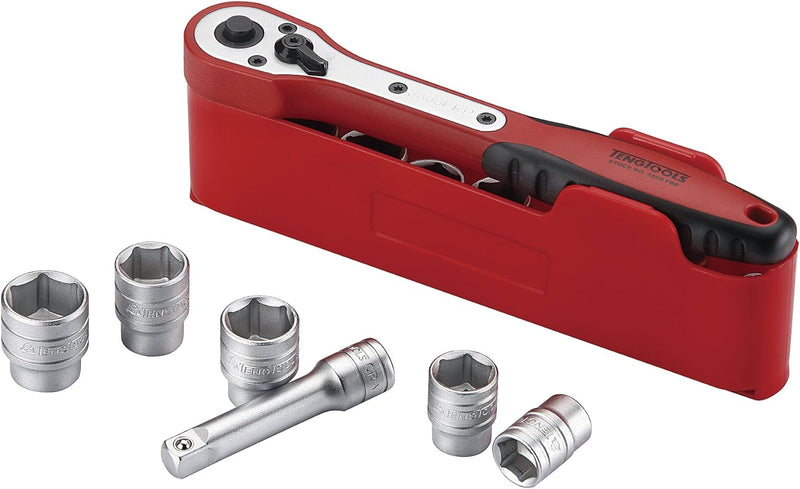 Teng m3812 N1 8–19 mm 3/8 Zoll Vierkantantrieb Basic Socket Set (12-teilig) One size, One size