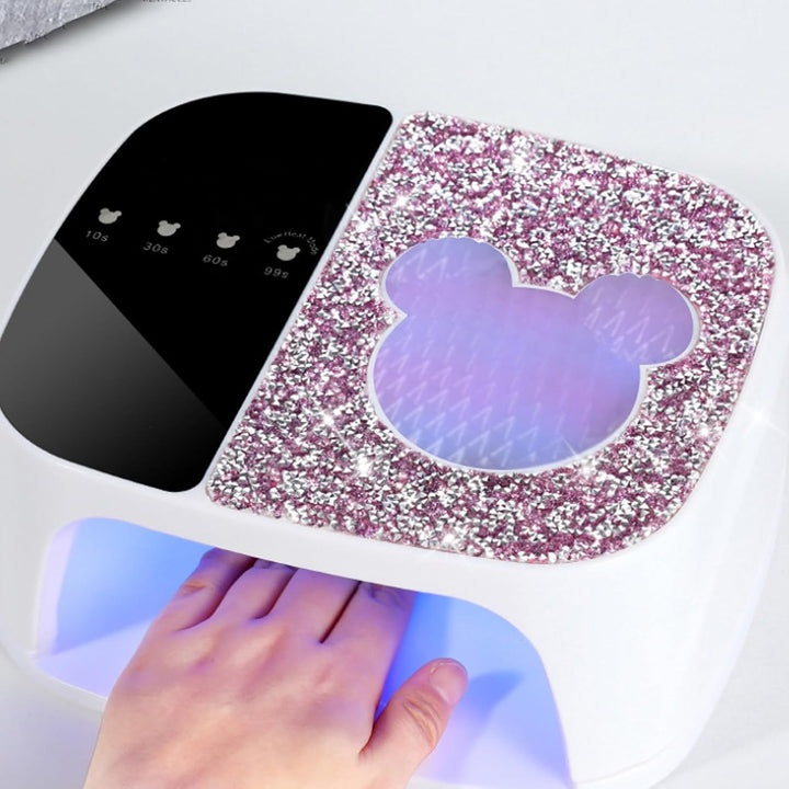 Nagellampe, LED UV Lampe für Gelnägel mit 36 Lampenperlen Nagel-Phototherapie-Gerät mit Strasssteine