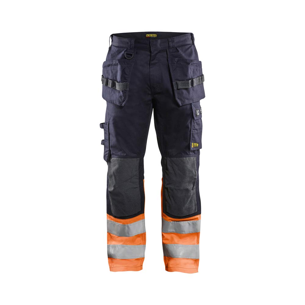 Blaklader 148915138953C52 Multinorm Inhärent Arbeitshose, Marineblau/Orange, Grösse C52 C52 Marinebl
