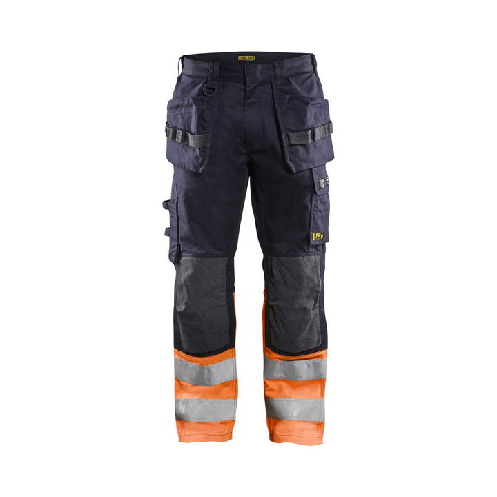 Blaklader 148915138953C52 Multinorm Inhärent Arbeitshose, Marineblau/Orange, Grösse C52 C52 Marinebl