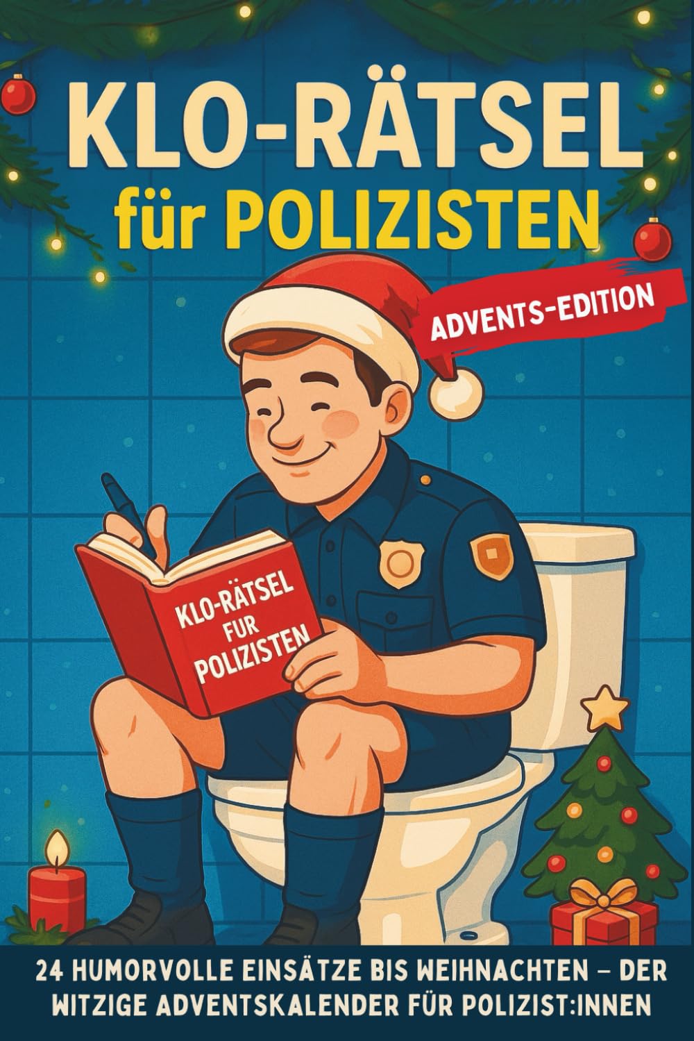 Klo-Rätsel für Polizisten – Advents-Edition: Der witzige Polizei-Adventskalender mit Rätseln, Quatsc